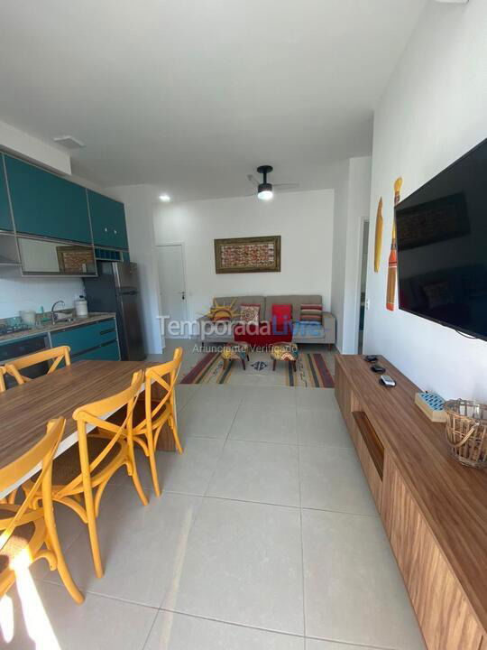 Apartment for vacation rental in Ubatuba (Praia das Toninhas)