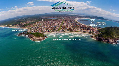 Bem próximo a Prainha-4suites-14 pessoas- 3 carros