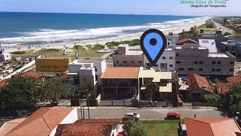 100 mts Praia Grande-300 mts Prainha-Swimming pool- 12 guests