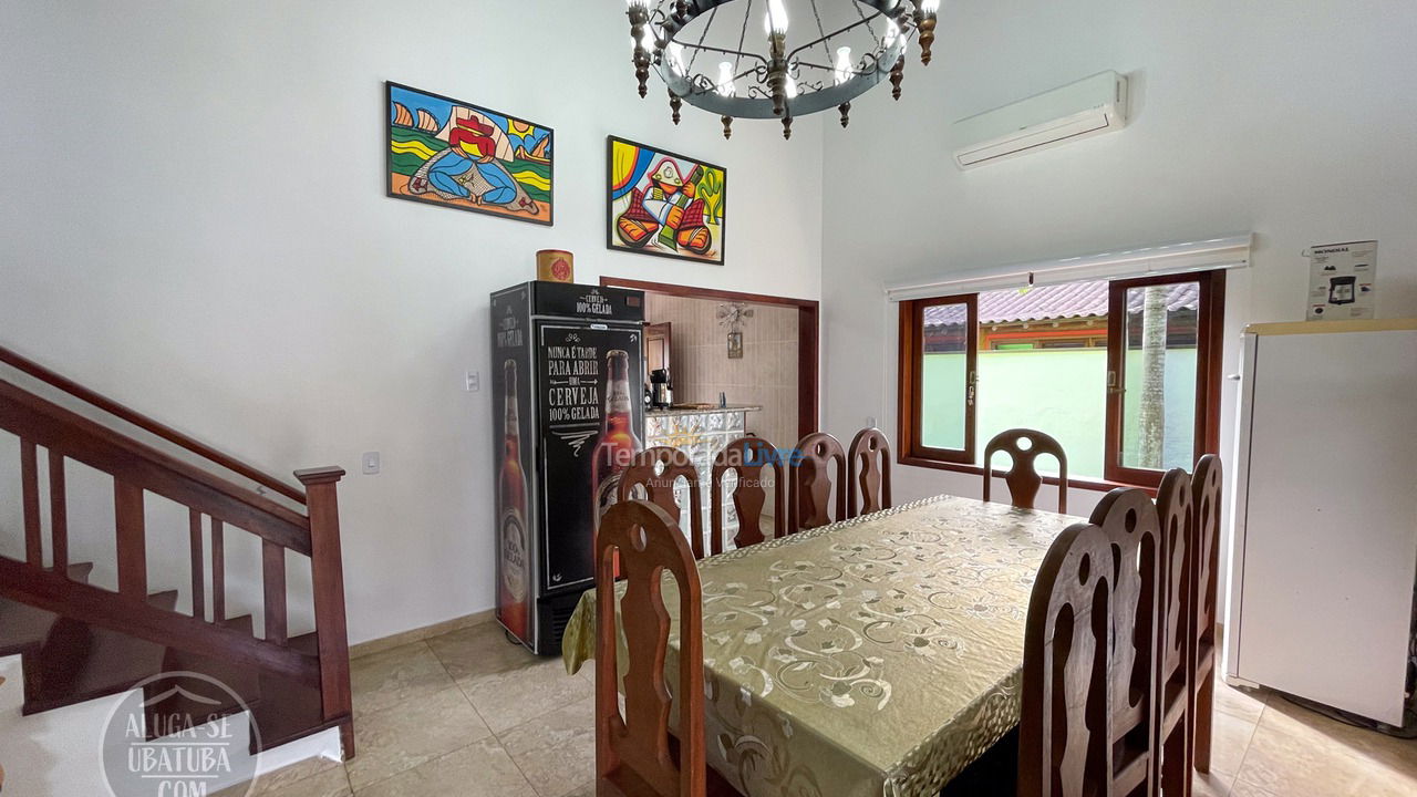 Casa para alquiler de vacaciones em Ubatuba (Praia de Itamambuca)