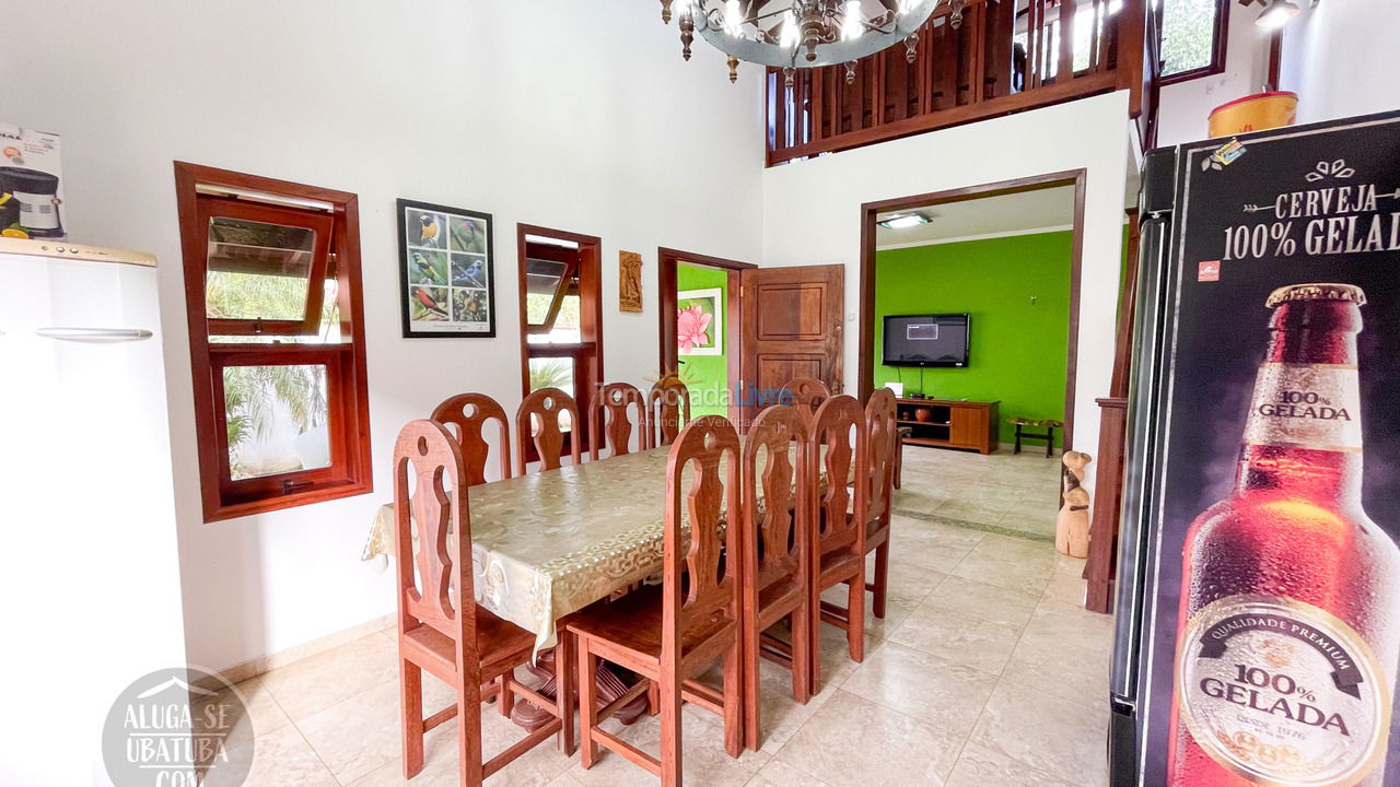 House for vacation rental in Ubatuba (Praia de Itamambuca)