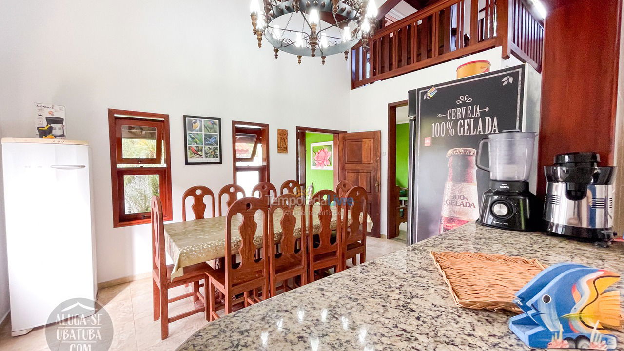 House for vacation rental in Ubatuba (Praia de Itamambuca)