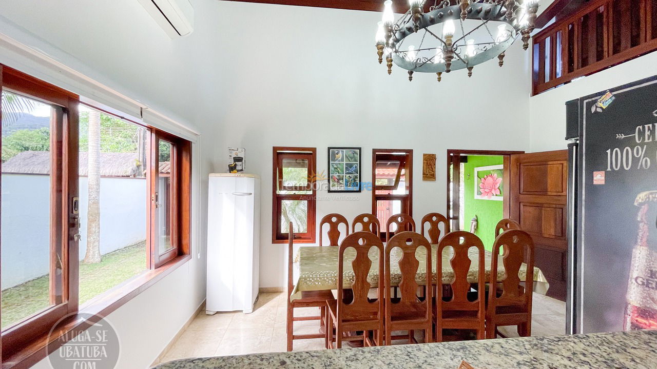 House for vacation rental in Ubatuba (Praia de Itamambuca)