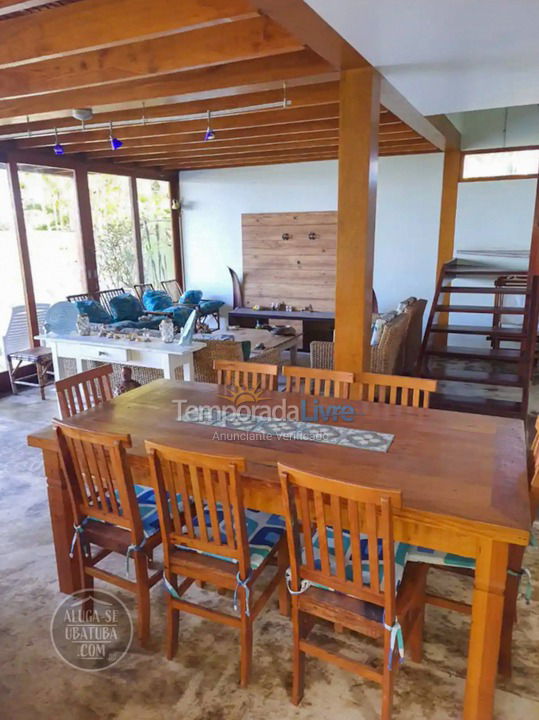 Casa para alquiler de vacaciones em Ubatuba (Praia das Toninhas)