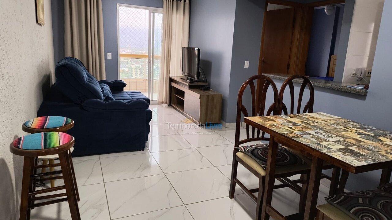 Apartamento para aluguel de temporada em Praia Grande (Vila Tupi)