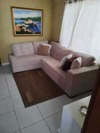 Great house with 3 bedrooms with fan, AC in the living room, 250m from the sea