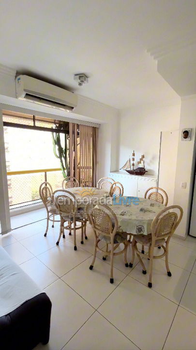 Apartment for vacation rental in Guarujá (Pitangueiras)