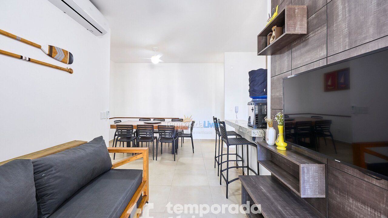 Apartamento para alquiler de vacaciones em Ubatuba (Praia Grande)