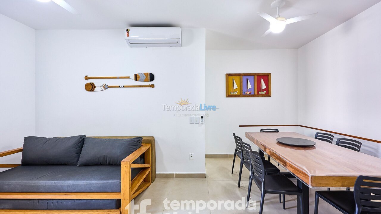 Apartamento para alquiler de vacaciones em Ubatuba (Praia Grande)