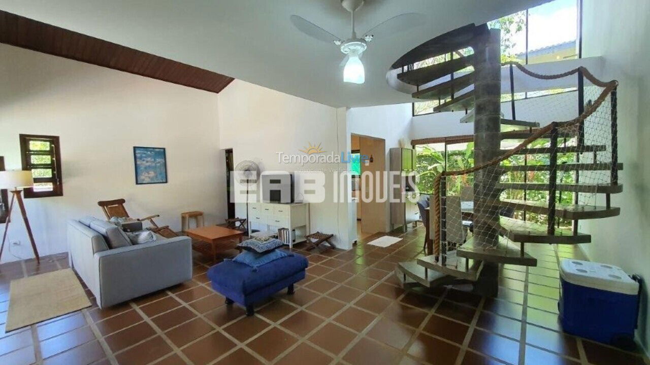 Casa para alquiler de vacaciones em Ubatuba (Praia de Itamambuca)