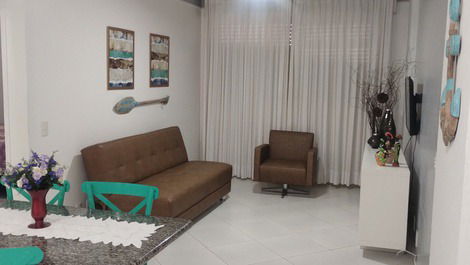 Apartment 2 bedrooms 1 block from the beach in Pitangueiras - Guaruja