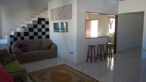 Beautiful house with pool, barbecue and A/C in Peruíbe - SP