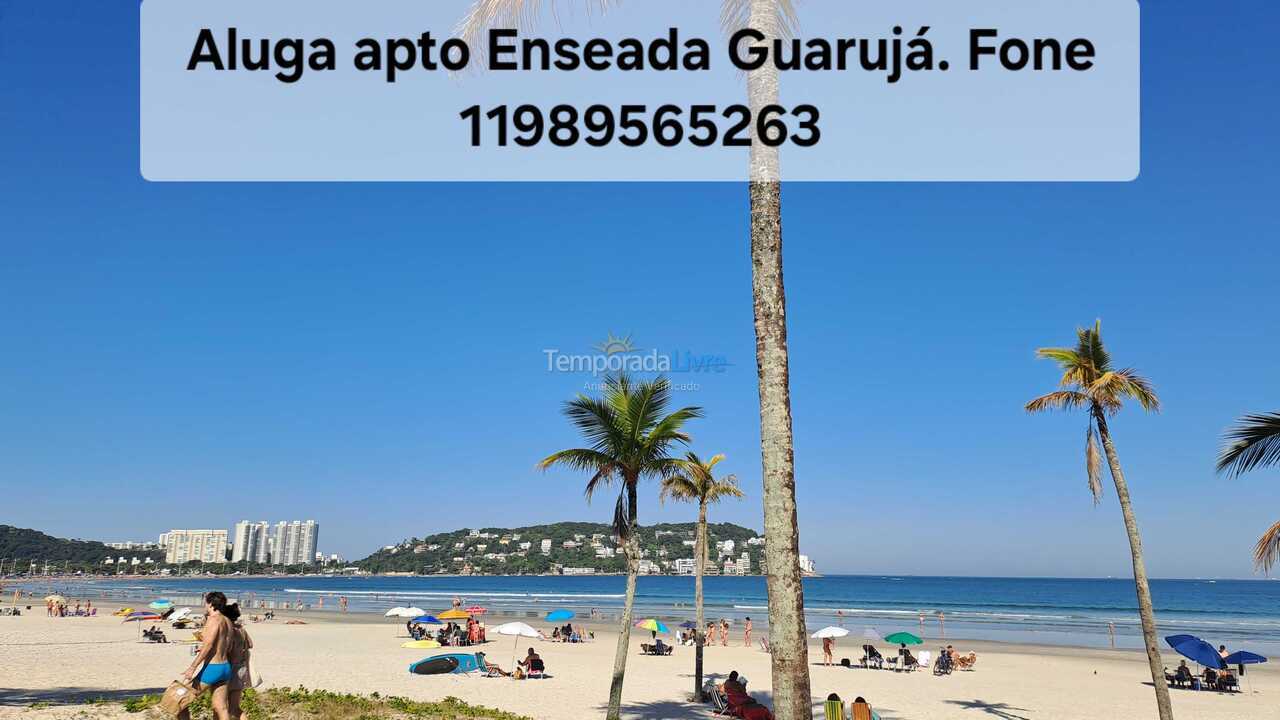 Apartment for vacation rental in Guarujá (Enseada)