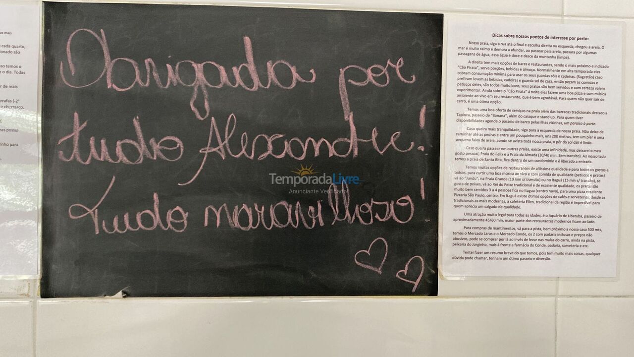 Casa para aluguel de temporada em Ubatuba (Enseada)