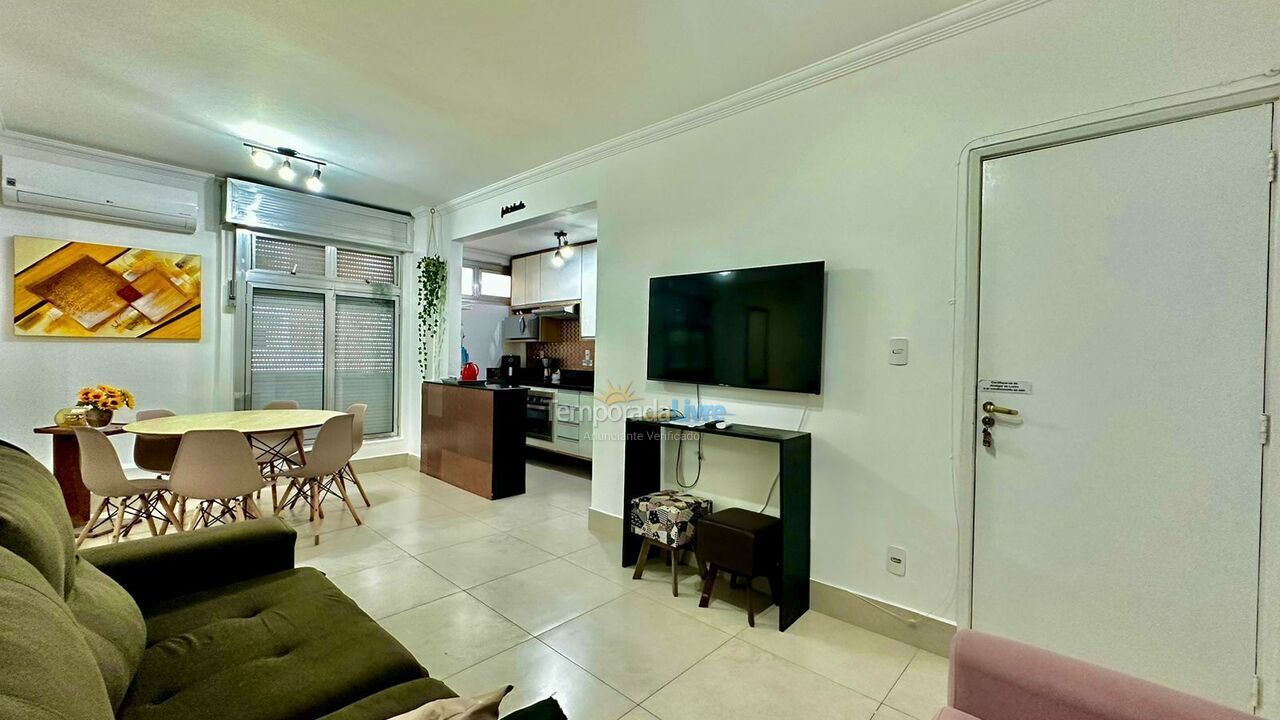 Apartamento para alquiler de vacaciones em Guarujá (Pitangueiras)