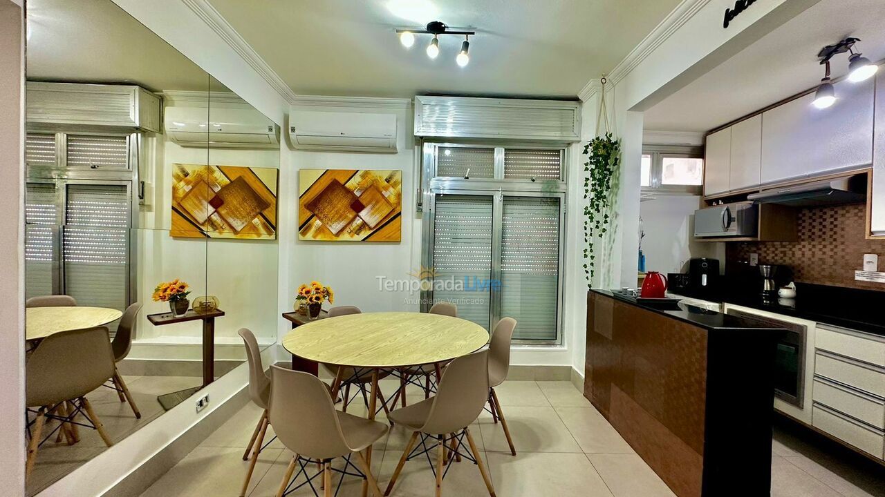 Apartamento para alquiler de vacaciones em Guarujá (Pitangueiras)