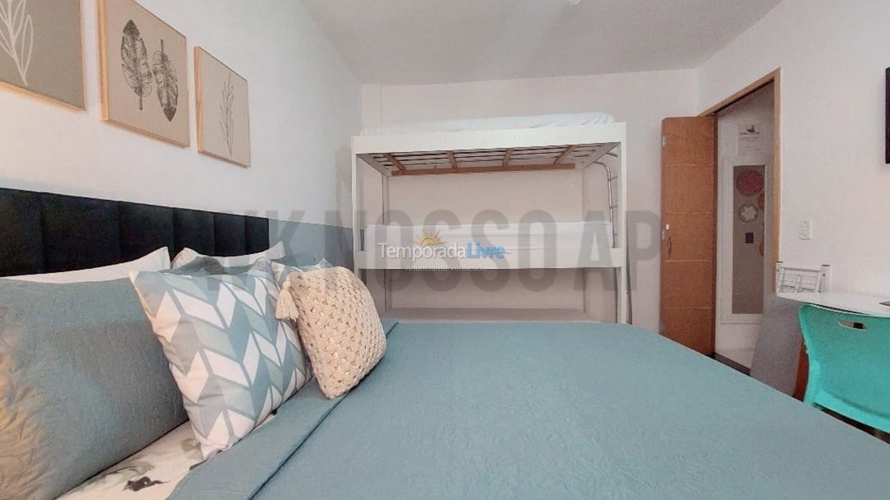 Apartment for vacation rental in Praia Grande (Boqueirão)