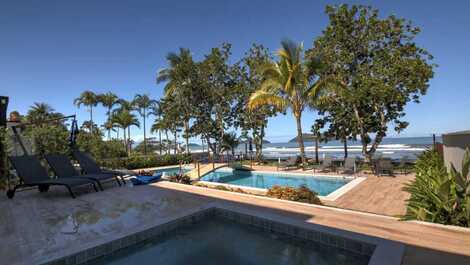 Property on the sand, high standard, sea front pool