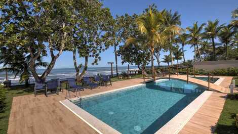 Property on the sand, high standard, sea front pool