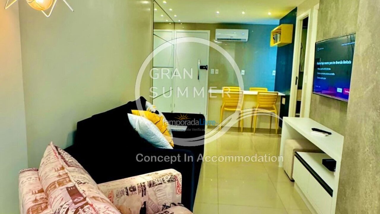 Apartment for vacation rental in Fortaleza (Praia do Futuro)