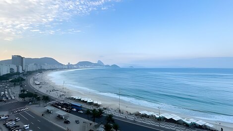 Cobertura de 3 suítes para alugar em copacabana com piscina privada