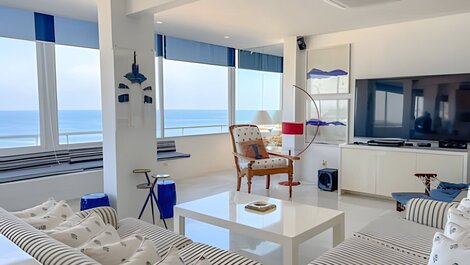 Lindo apartamento frente mar no arpoador ate 6 pessoas