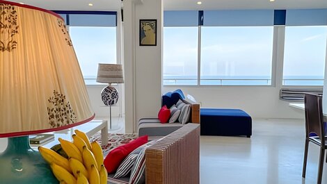 Lindo apartamento frente mar no arpoador ate 6 pessoas