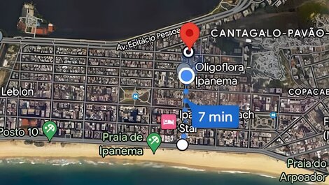 Apartamento com varanda para alugar em ipanema com 2 quartos