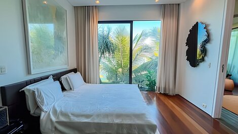 Esplêndida casa de luxo no joá com 5 suites para locação temporada