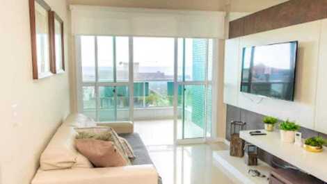 Duplex penthouse with panoramic views of Canto Grande Beach