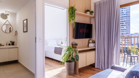 2 habitaciones, aire acondicionado, gimnasio, Butantã | Rincón brasileño