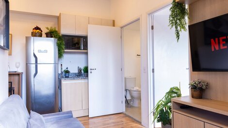 2 habitaciones, aire acondicionado, gimnasio, Butantã | Rincón brasileño