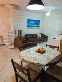 Apartment 50m from Quatro Ilhas Beach with 3 Bedrooms