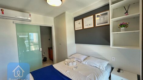 Apartamento aconchegante na Barra com vista mar