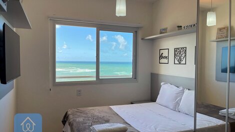 Acogedor apartamento con vistas al mar en Smart Pituba