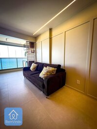 Apartamento de Luxo com Linda Vista Mar na Ondina