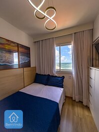 Estudio completo con vistas al mar en Smart Pituba