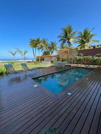 Beautiful House in Front of the Sea on Juquehy Beach - North Coast - SP