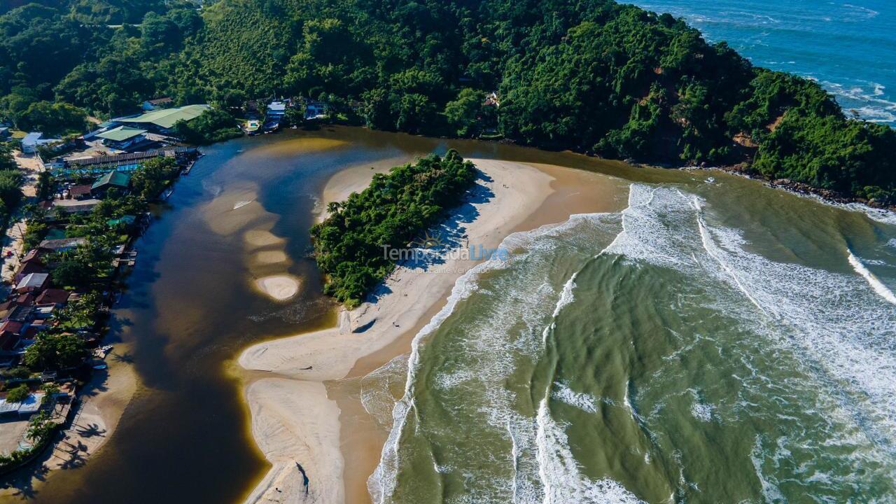 Casa para alquiler de vacaciones em São Sebastião (Barra do Una)