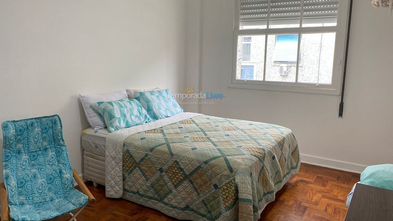 Apartment for vacation rental in Santos (Aparecida)