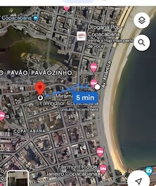 Cobertura com terraço para alugar em Copacabana