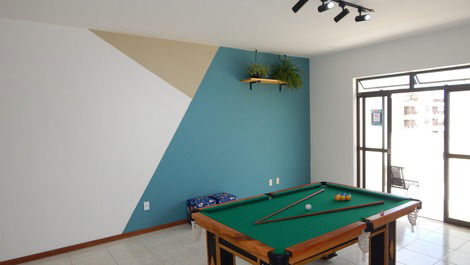 Penthouse with pool table and barbecue in Praia do Forte