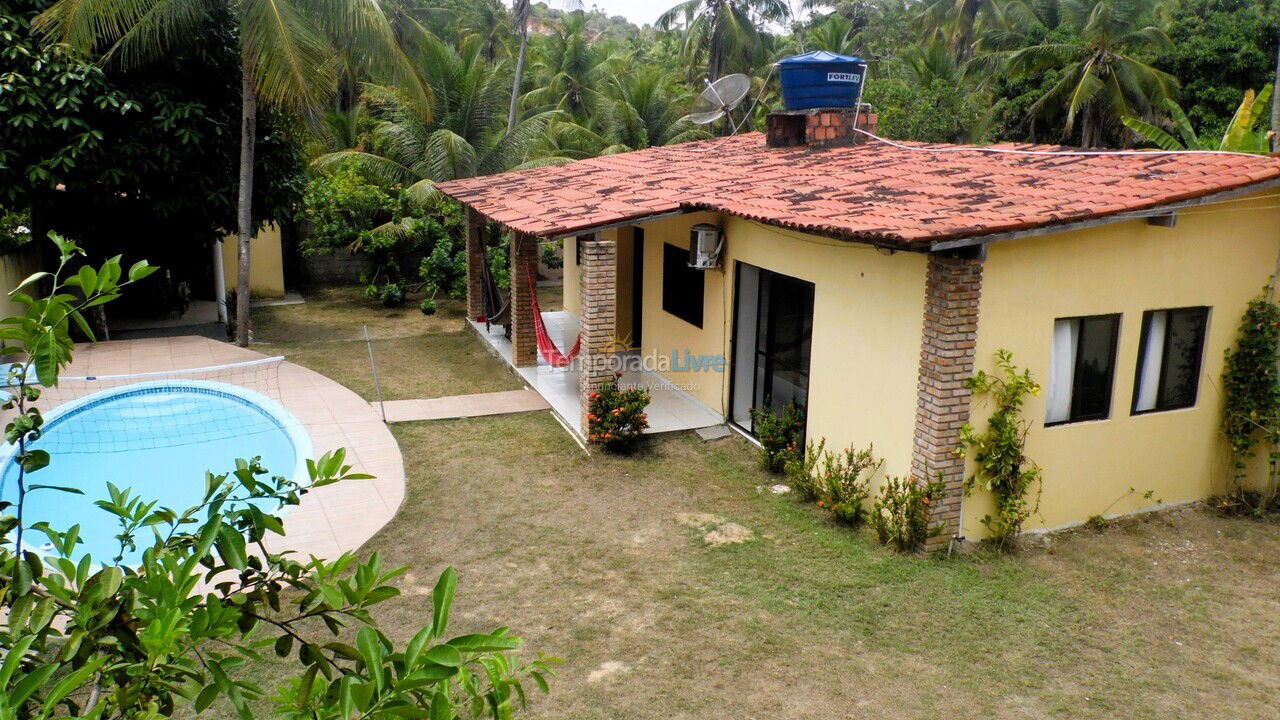 Casa para aluguel de temporada em Japaratinga (Praia de Bitingui)