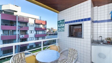 202E - Apartamento 2 quartos com Vista ao Mar, para até 5 pessoas à...