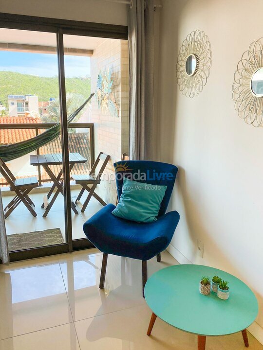 Apartamento para alquiler de vacaciones em Arraial do Cabo (Praia dos Anjos)