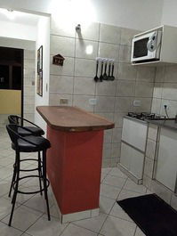 Apartamento 450 metros do mar de Bombas