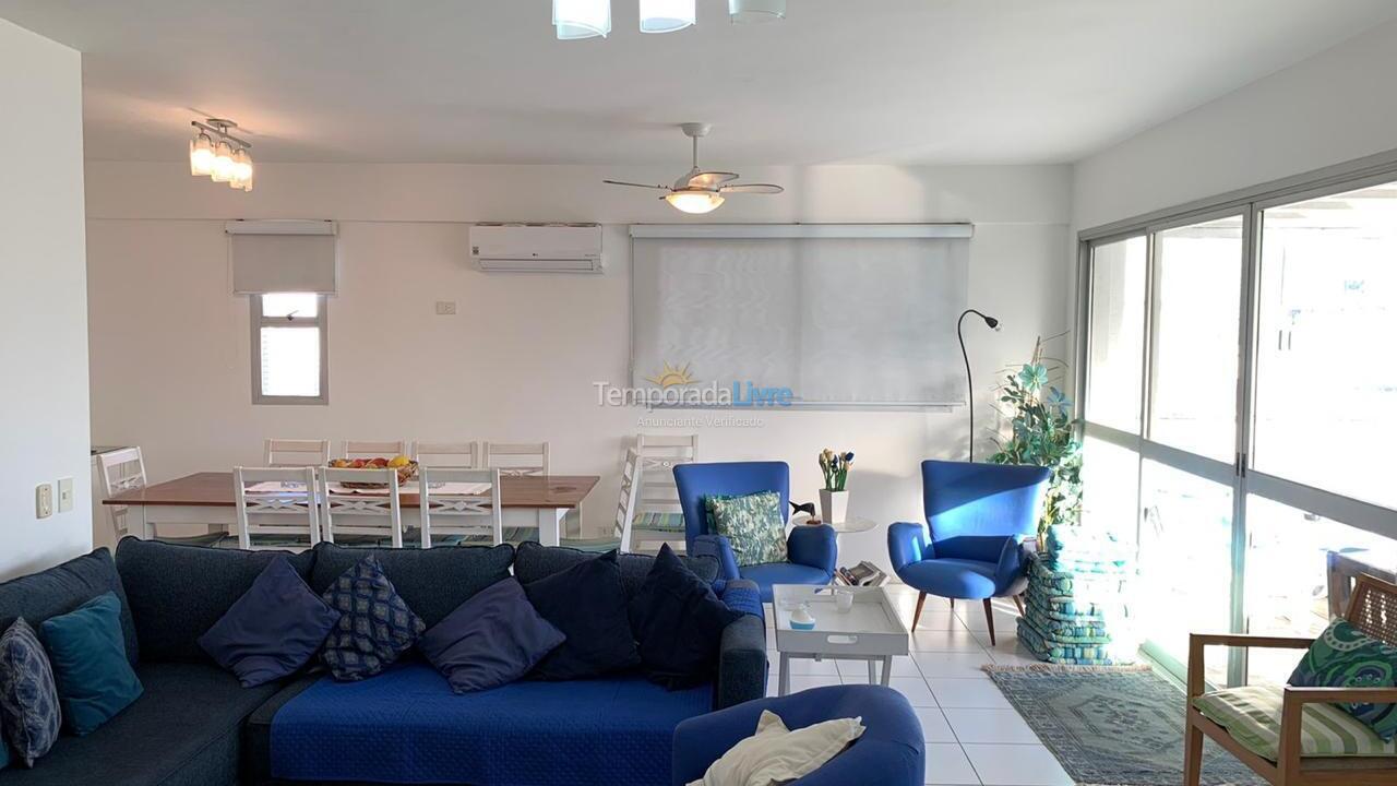 Apartamento para alquiler de vacaciones em Guarujá (Pitangueiras)