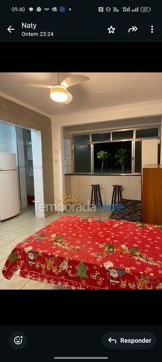 Apartment for vacation rental in Praia Grande (Guilhermina)