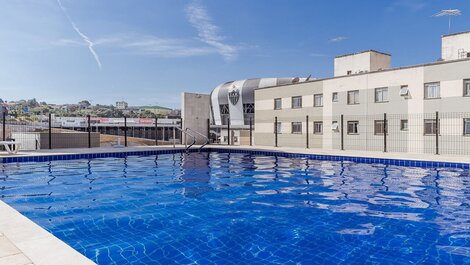 Arena MRV, 2 quartos,piscina,vaga|Brazilian Corner