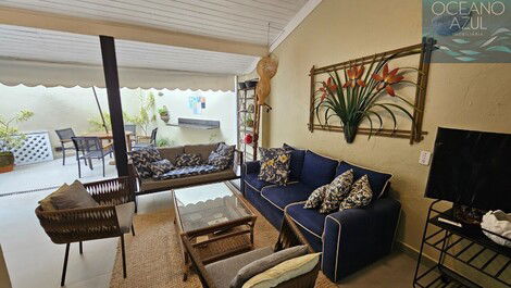 House for Rent Seasonally Right on the Beach - Juquehy - with 4 bedrooms, 2...